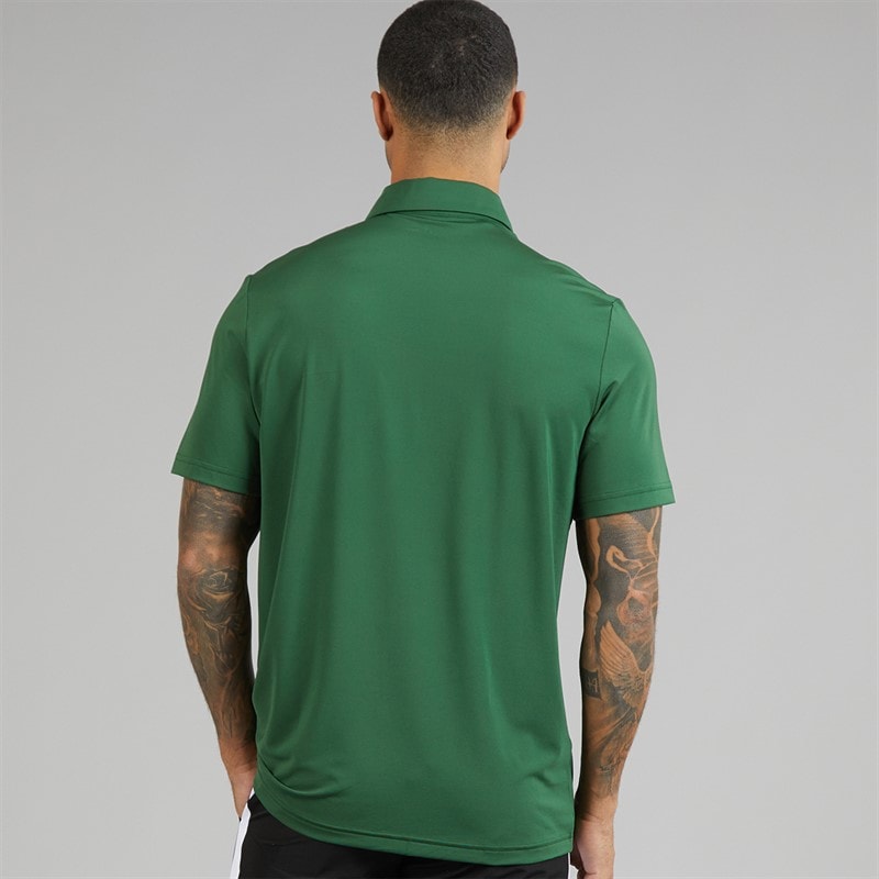 Lacoste Mens Regular Fit Colour Block Polo Shirt Green/Khaki Green - Image 2