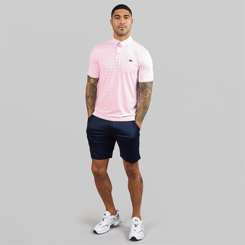 Lacoste Mens Regular Fit Polo Shirt Light Pink - Image 4