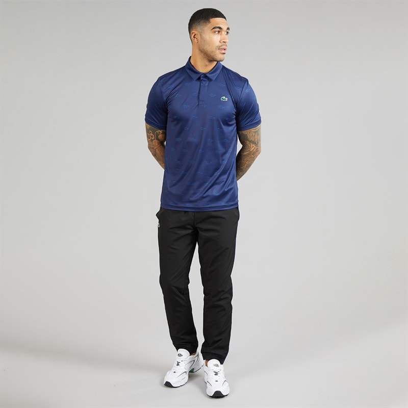 Lacoste Mens Regular Fit Polo Shirt Navy Blue/Blue - Image 4
