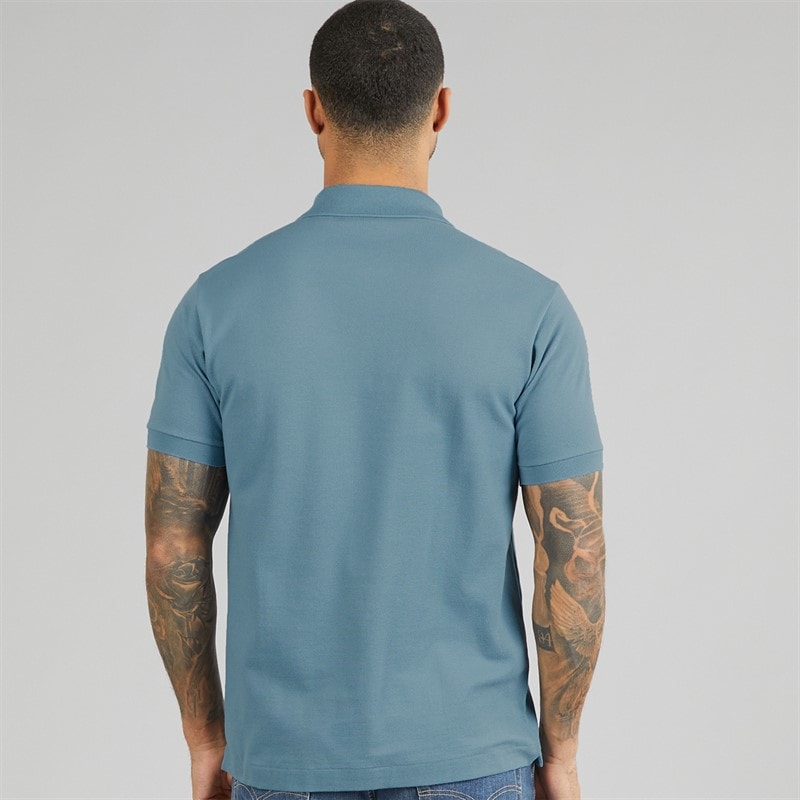 Lacoste Mens Classic Fit Polo Shirt Blue - Image 2