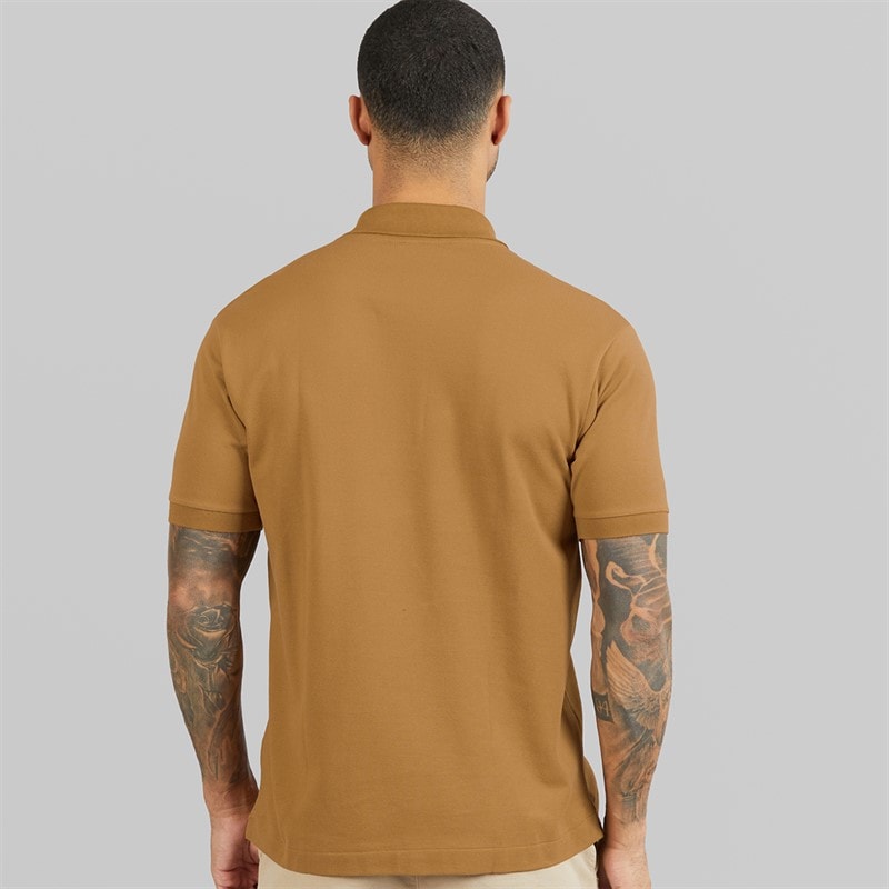Lacoste Mens Classic Fit Polo Shirt Camel - Image 2