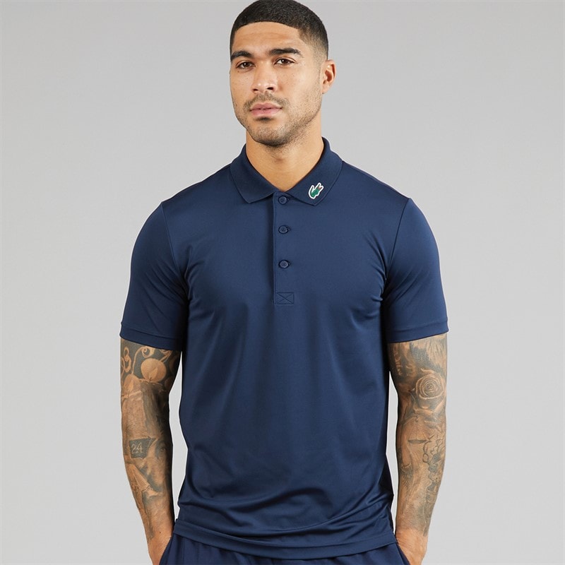 Lacoste Mens Regular Fit Polo Shirt Midnight Blue - Image 1