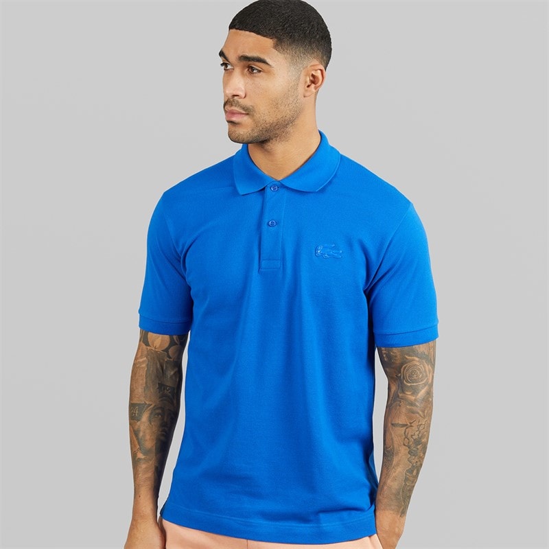 Lacoste Mens Polo Shirt Lazuli Blue - Image 1