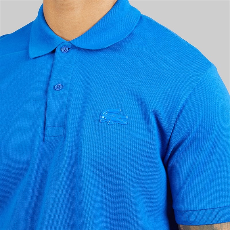 Lacoste Mens Polo Shirt Lazuli Blue - Image 3