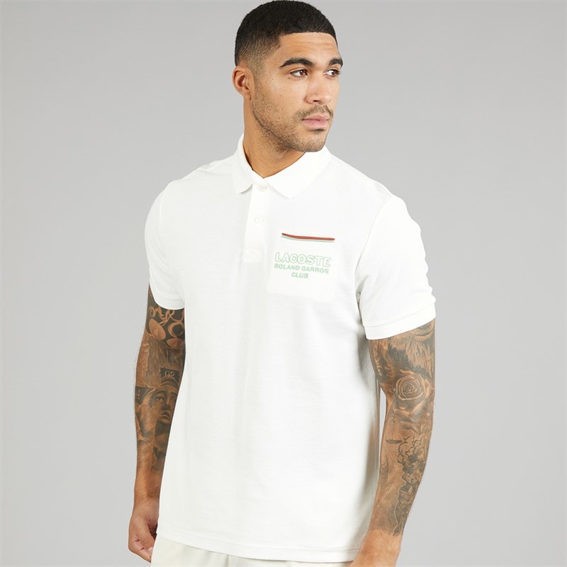 Lacoste Mens Polo Shirt White - Image 1