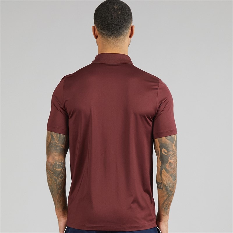 Lacoste Mens Polo Shirt Burgundy - Image 2