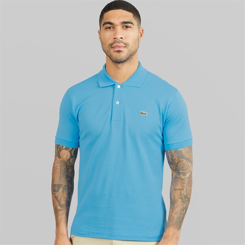 Lacoste Mens Classic Fit Polo Shirt Celest Blue - Image 1