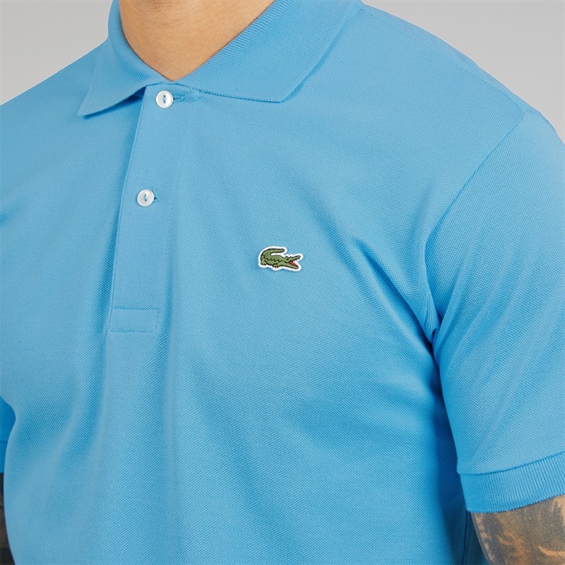 Lacoste Mens Classic Fit Polo Shirt Celest Blue - Image 3