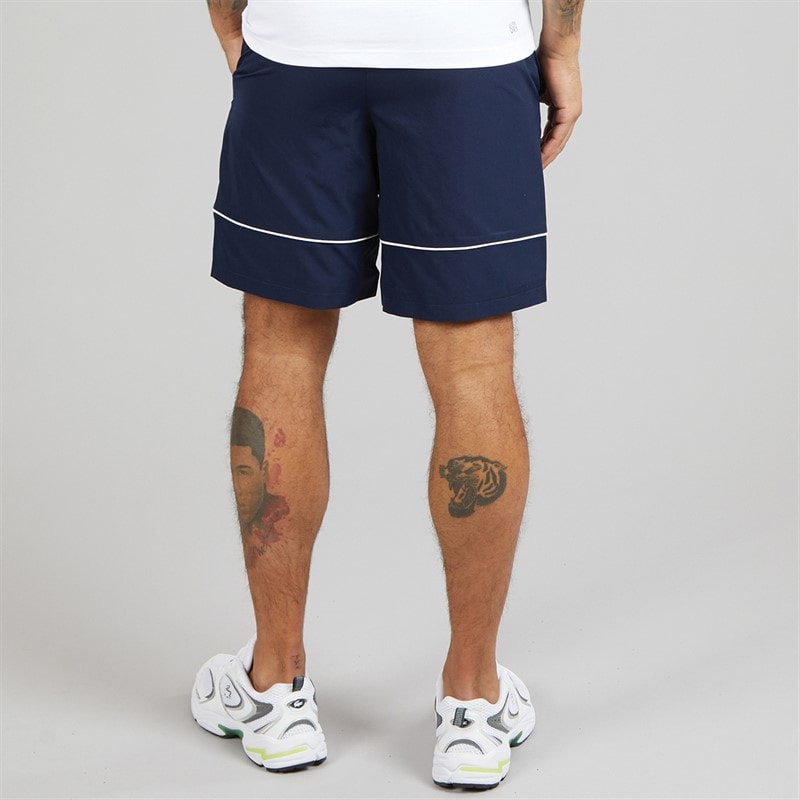 Lacoste Mens Taffeta Shorts Navy Blue/White - Image 2
