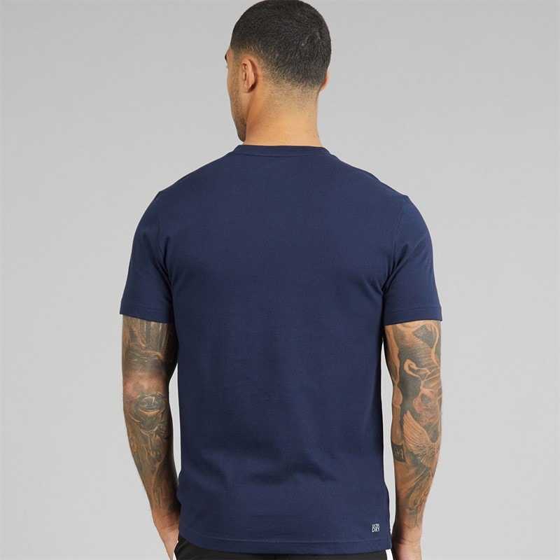 Lacoste Mens T-Shirt Midnight Blue - Image 2