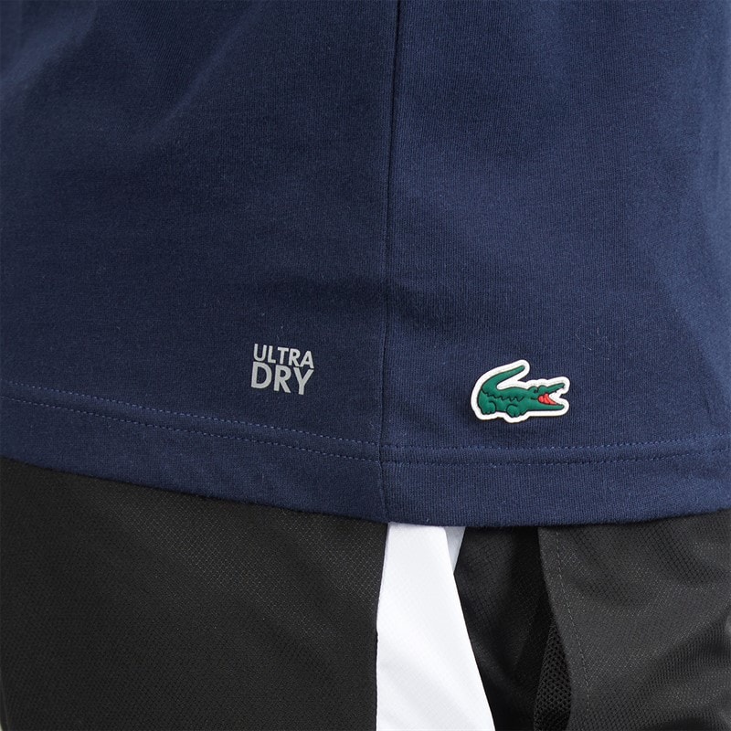Lacoste Mens T-Shirt Midnight Blue - Image 3
