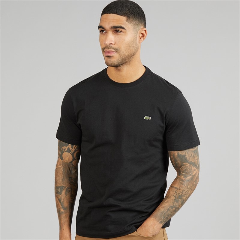 Lacoste Mens T-Shirt Black - Image 1