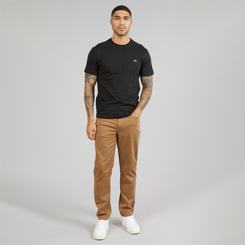 Lacoste Mens T-Shirt Black - Image 4