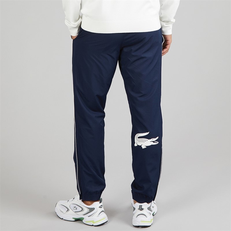 Lacoste Mens Printed Joggers Midnight Blue - Image 2