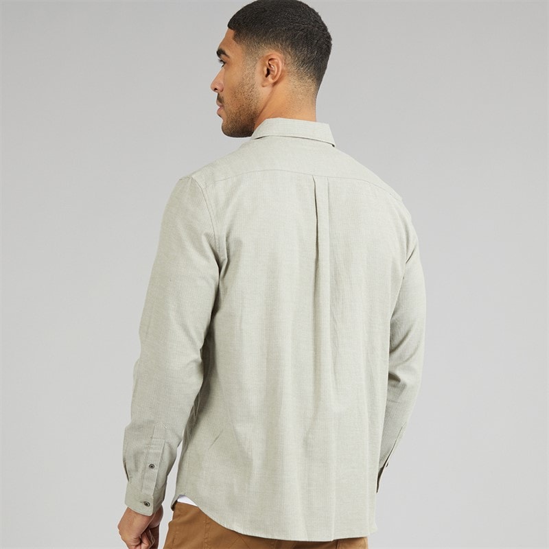 Lacoste Mens Regular Fit Shirt Green/White - Image 2