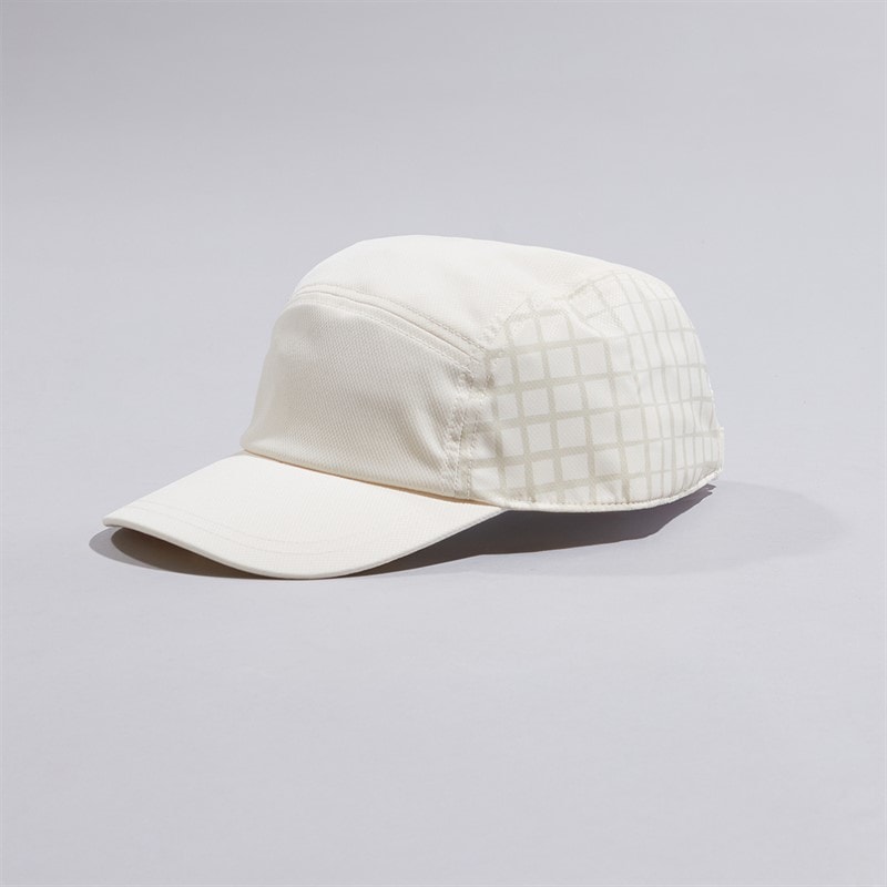 Lacoste Mens Graphic Print Cap Ecru White - Image 1