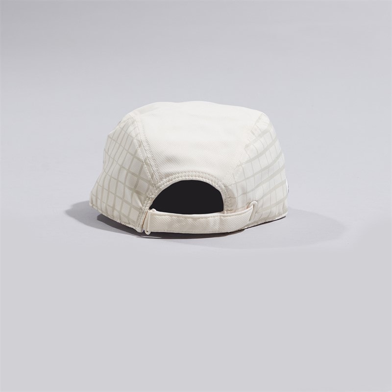 Lacoste Mens Graphic Print Cap Ecru White - Image 2