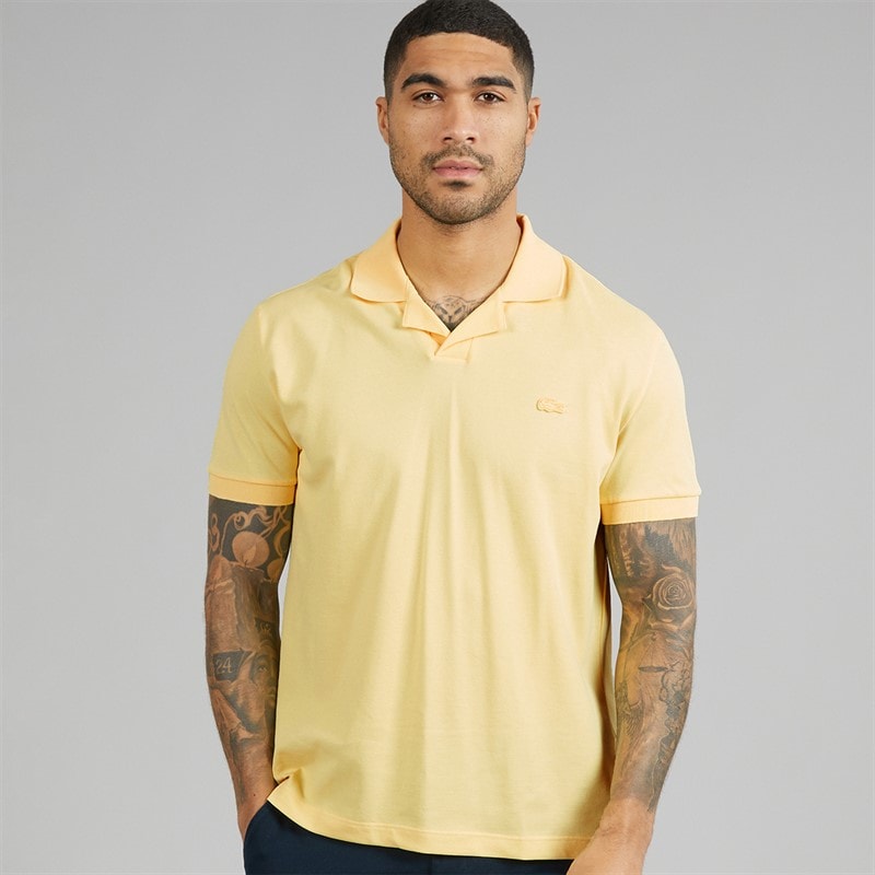Lacoste Mens Polo Shirt Pastel Yellow - Image 1