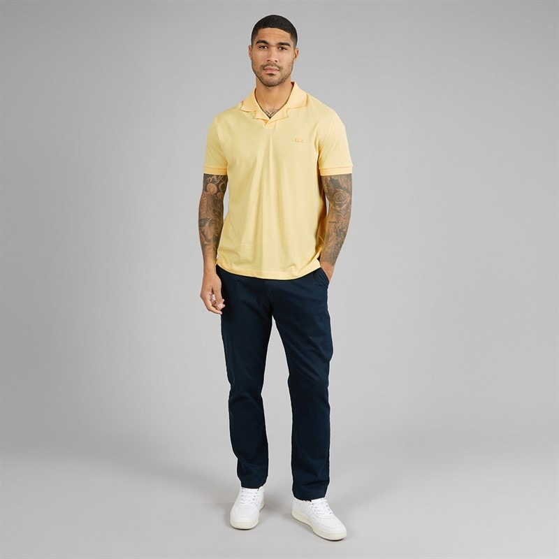 Lacoste Mens Polo Shirt Pastel Yellow - Image 4