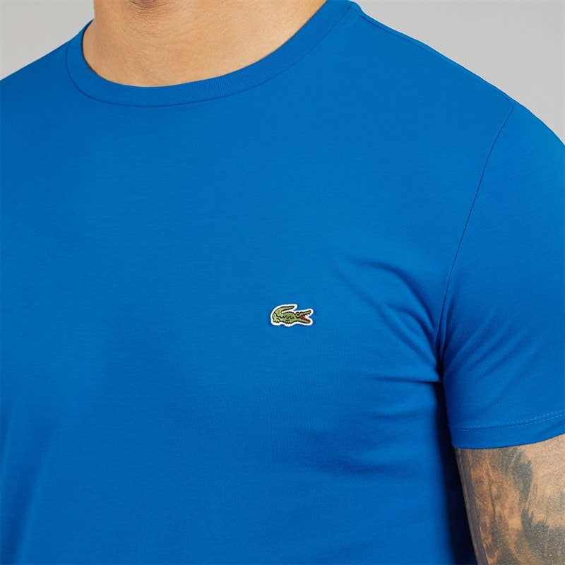 Lacoste Mens T-Shirt Denim Blue - Image 3