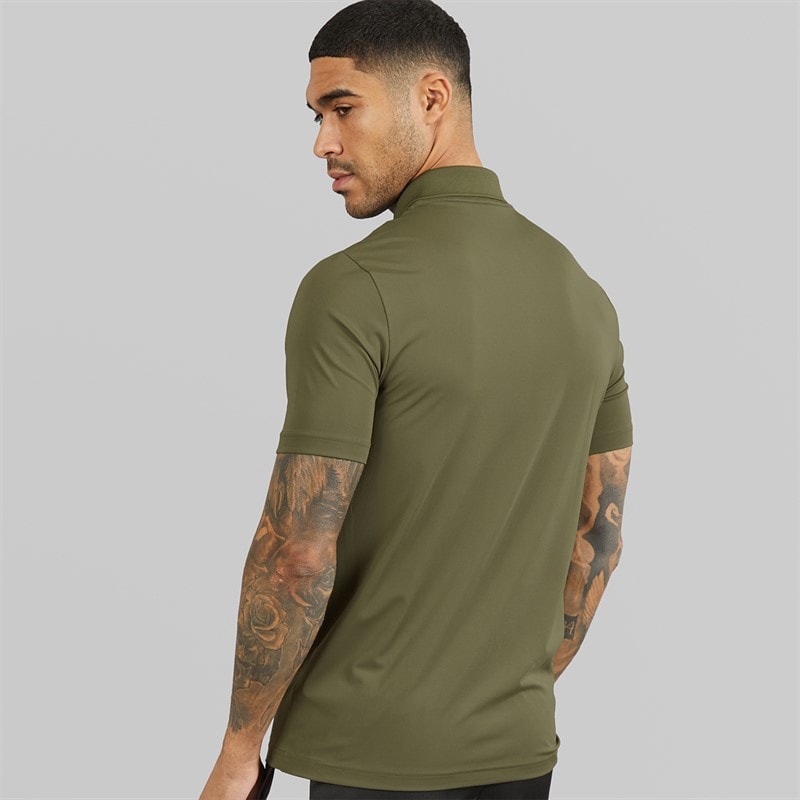 Lacoste Mens Regular Fit Polo Shirt Khaki Green - Image 2