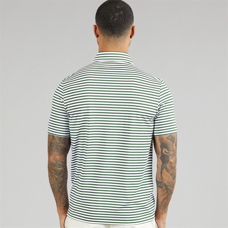 Lacoste Mens Regular Fit Polo Shirt Green/White - Image 2