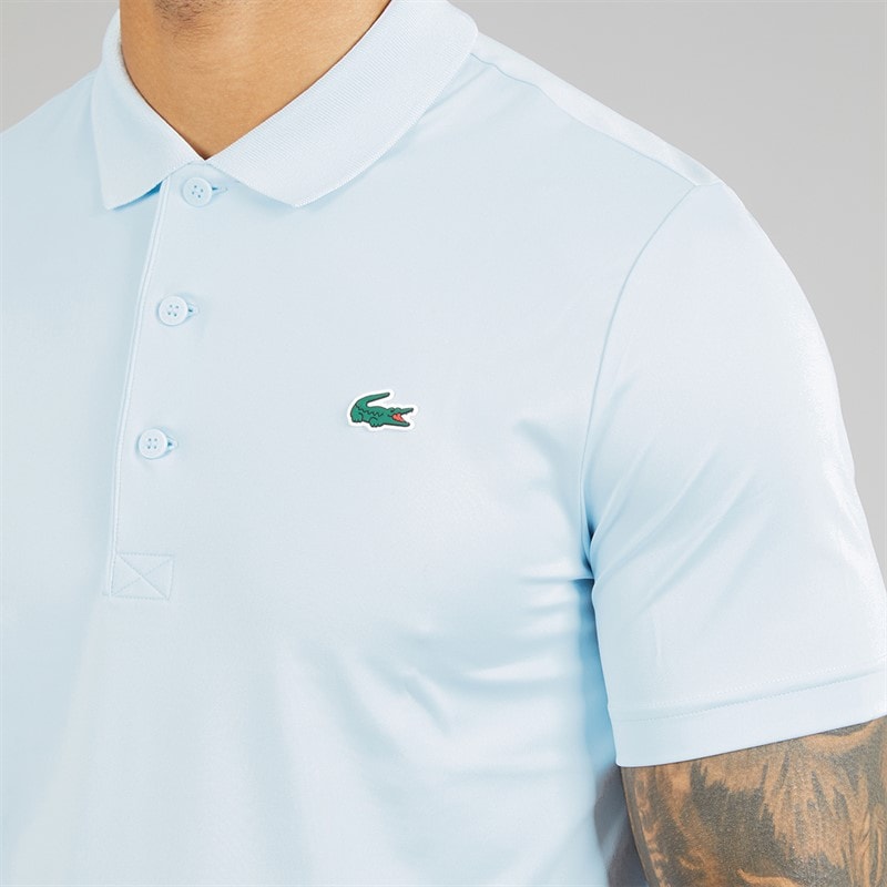 Lacoste Mens Regular Fit Polo Shirt Light Blue - Image 3
