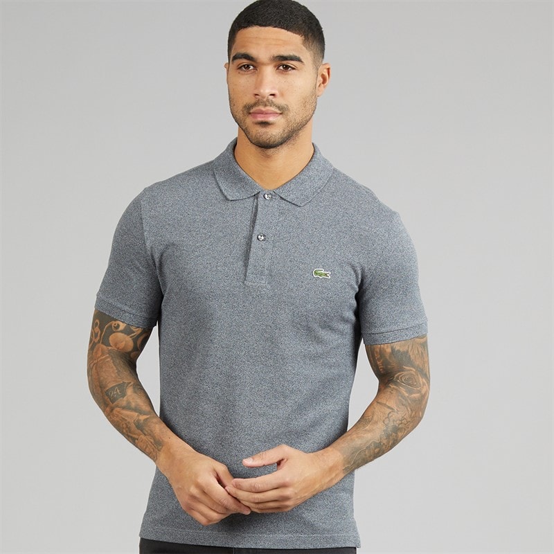Lacoste Mens Slim Fit Polo Shirt Mouse Grey - Image 1