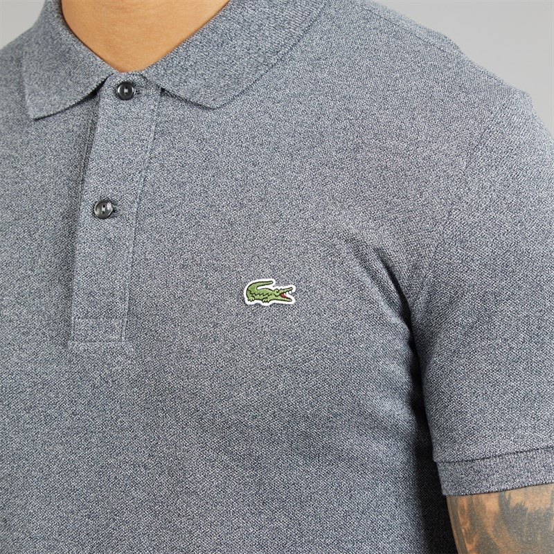Lacoste Mens Slim Fit Polo Shirt Mouse Grey - Image 3