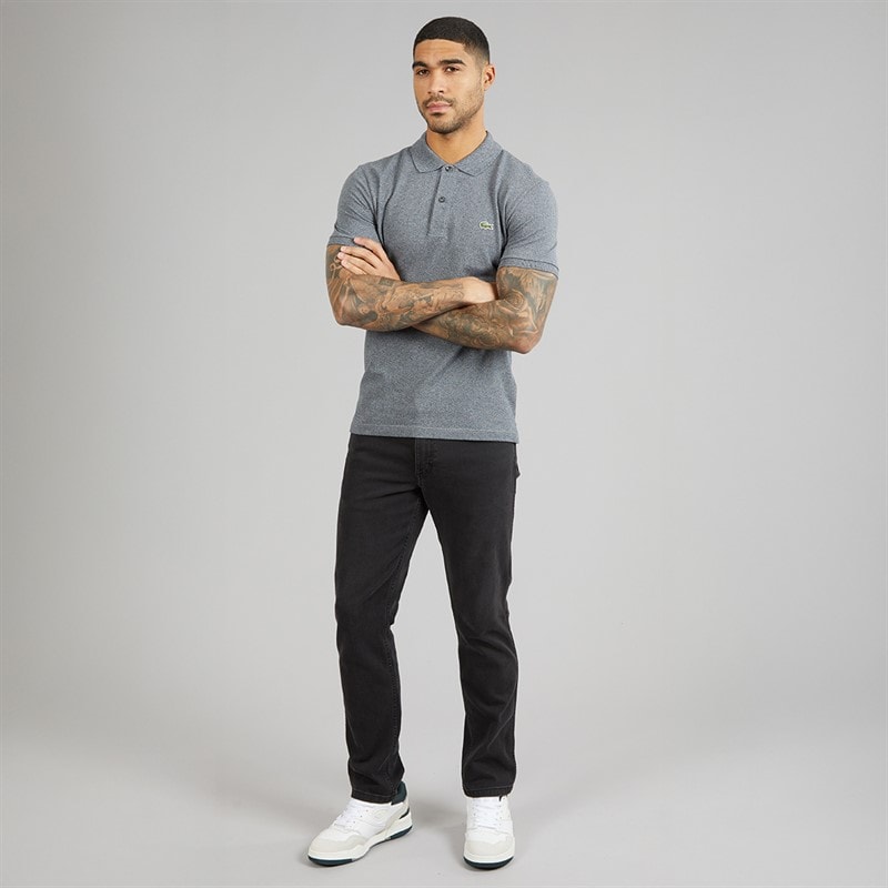 Lacoste Mens Slim Fit Polo Shirt Mouse Grey - Image 4