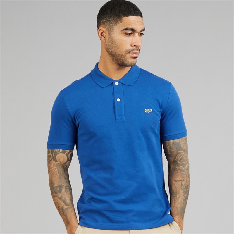 Lacoste Mens Slim Fit Polo Shirt Sapphire Blue - Image 1
