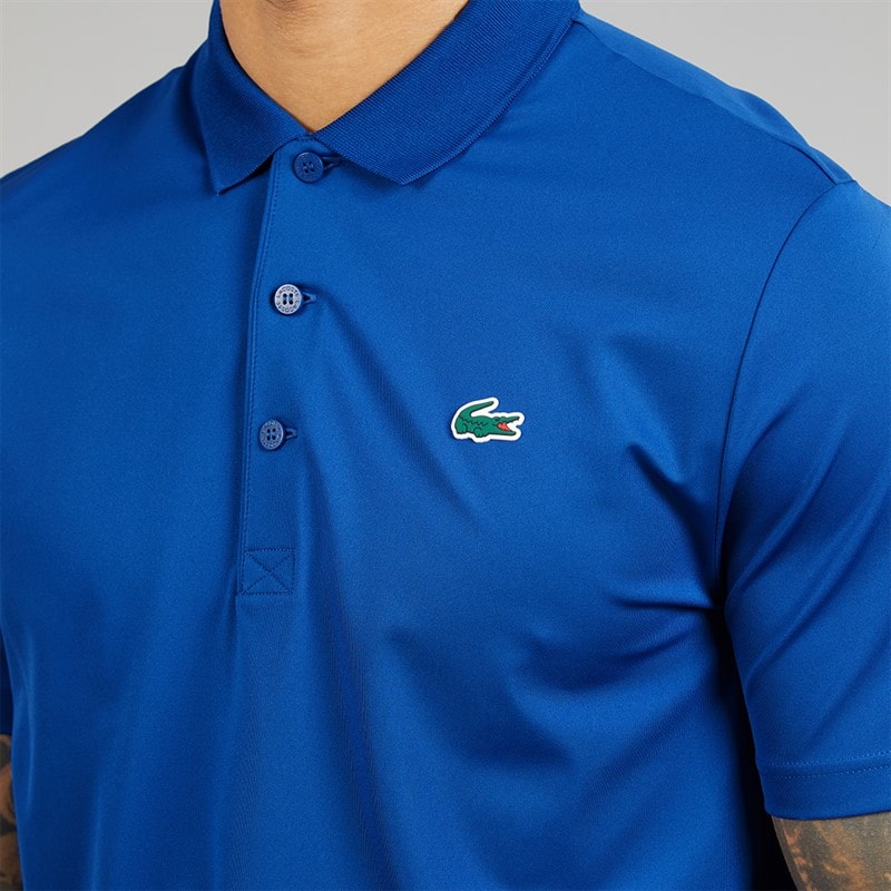 Lacoste Mens Regular Fit Polo Shirt Sapphire Blue - Image 3