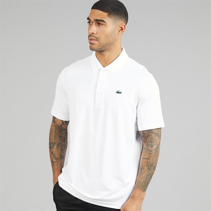 Lacoste Mens Regular Fit Polo Shirt White - Image 1