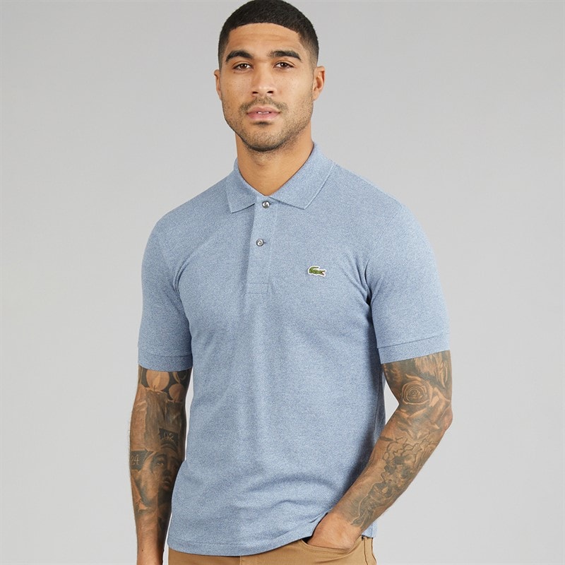 Lacoste Mens Classic Fit Polo Shirt Blue - Image 1