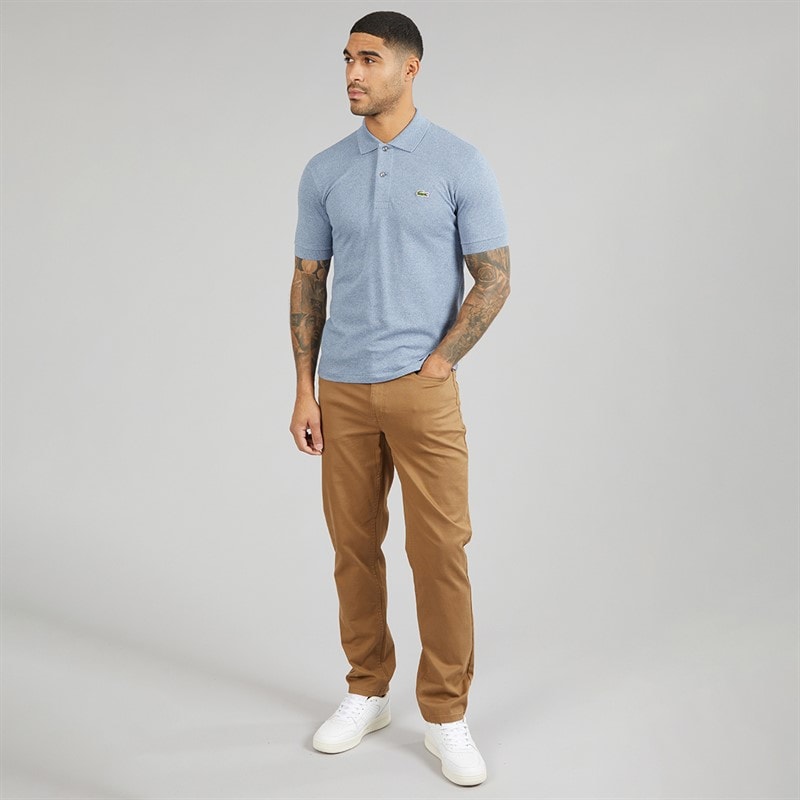 Lacoste Mens Classic Fit Polo Shirt Blue - Image 4