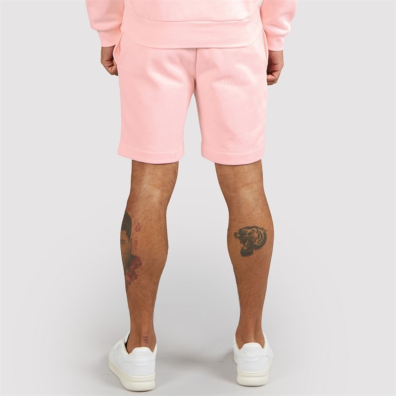 Lacoste Mens Regular Fit Fleece Shorts Light Pink - Image 2