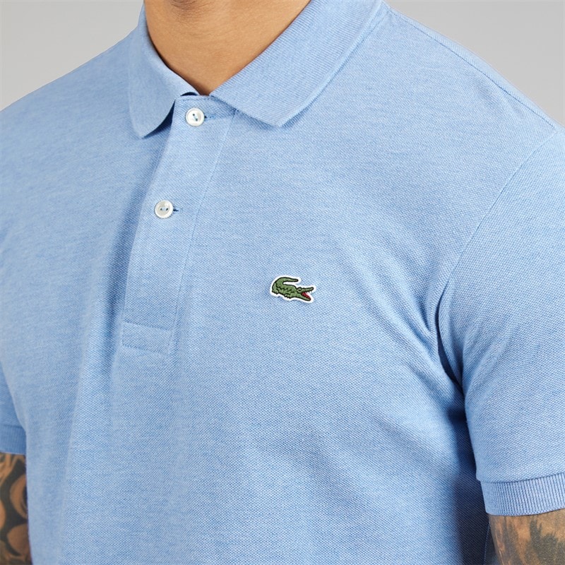 Lacoste Mens Classic Fit Polo Shirt Blue - Image 3