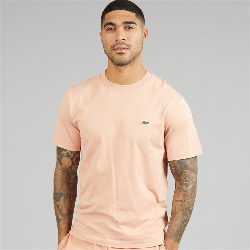 Lacoste Mens T-Shirt Pinkish Beige - Image 1
