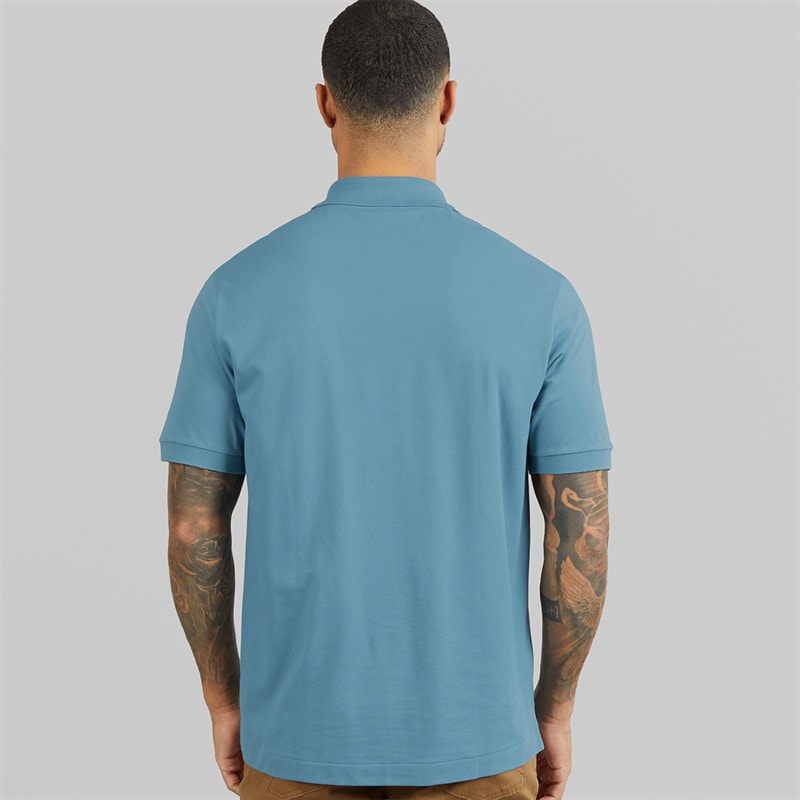 Lacoste Mens Regular Fit Polo Shirt Blue - Image 2