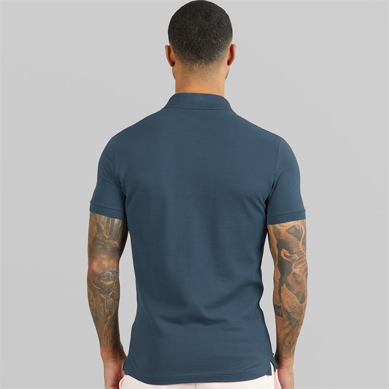 Lacoste Mens Slim Fit Polo Shirt Mineral Blue - Image 2
