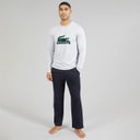 Lacoste Mens Lounge Pants Navy Blue/Green