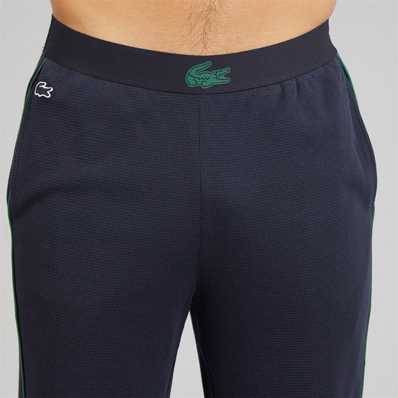 Lacoste Mens Lounge Pants Navy Blue/Green - Image 3