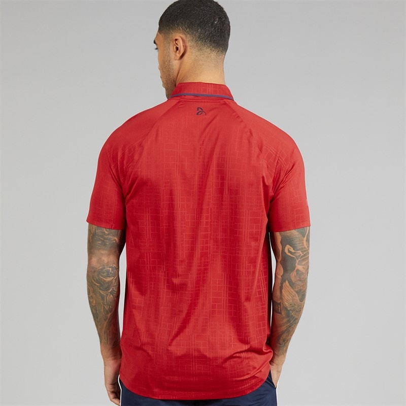 Lacoste Mens On Court Polo Shirt Rouge - Image 2