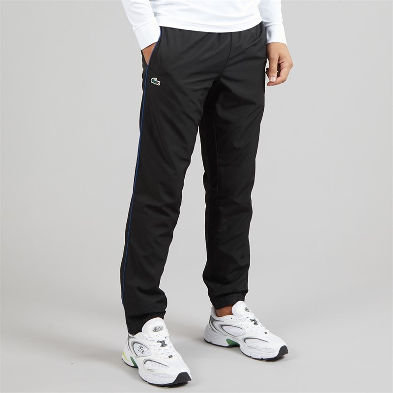 Lacoste Mens Printed Joggers Black - Image 1