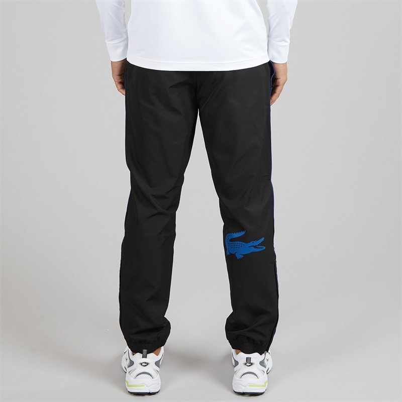 Lacoste Mens Printed Joggers Black - Image 2