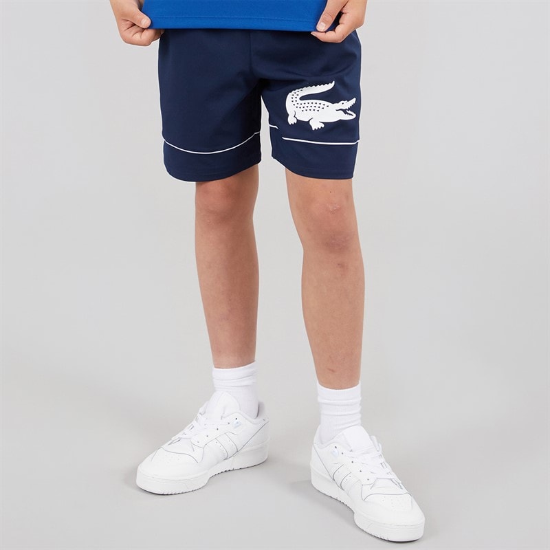 Lacoste Boys Shorts Marine/Blanc - Image 1