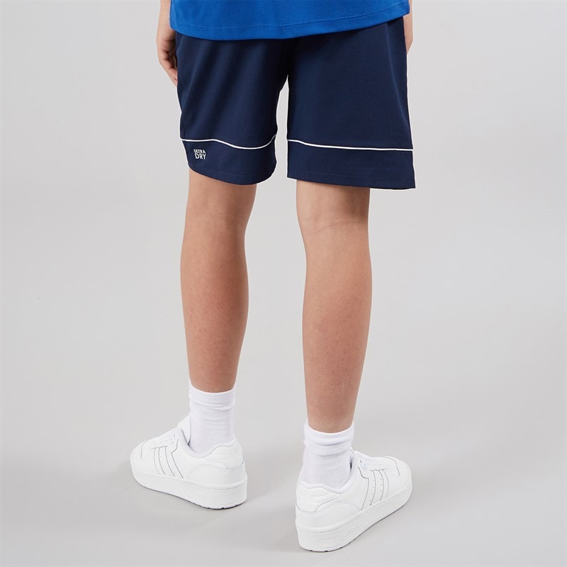 Lacoste Boys Shorts Marine/Blanc - Image 2
