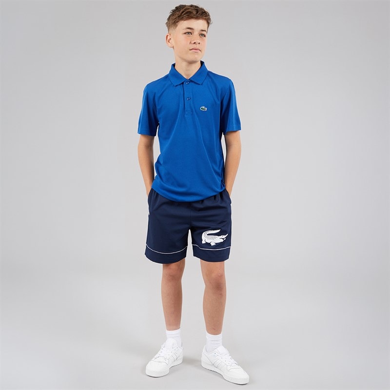 Lacoste Boys Shorts Marine/Blanc - Image 4