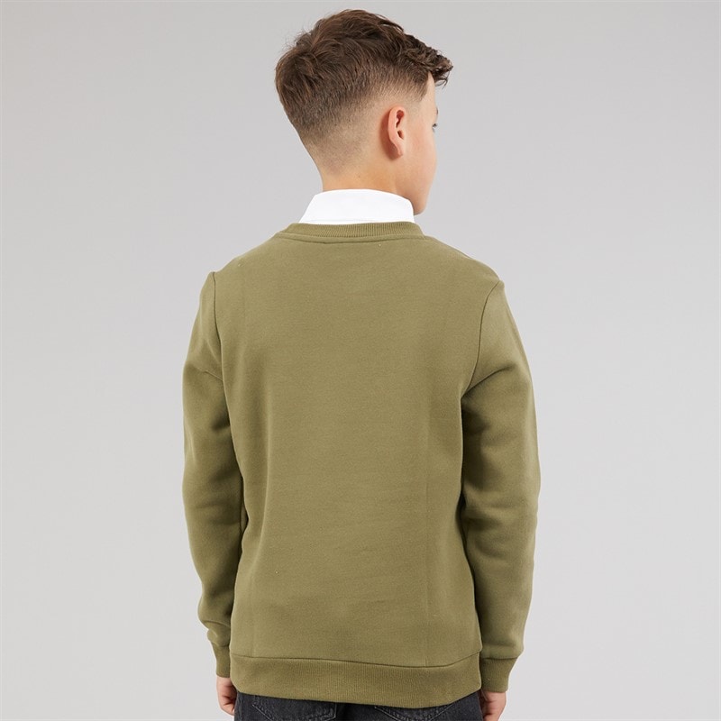 Lacoste Boys Sweatshirt Olive/Farine - Image 2