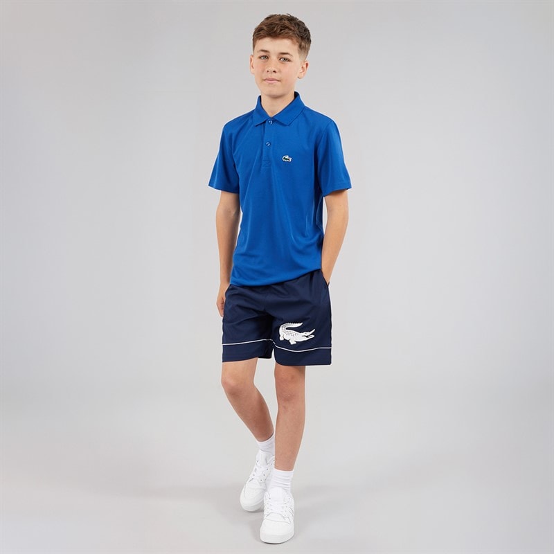 Lacoste Boys Polo Shirt Bleu France - Image 4